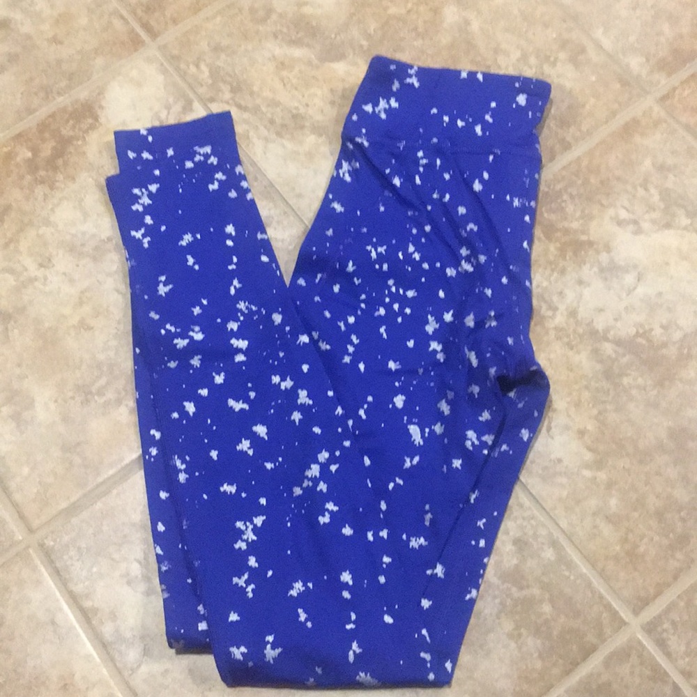 Blue with silver Under Armour Cold Gear